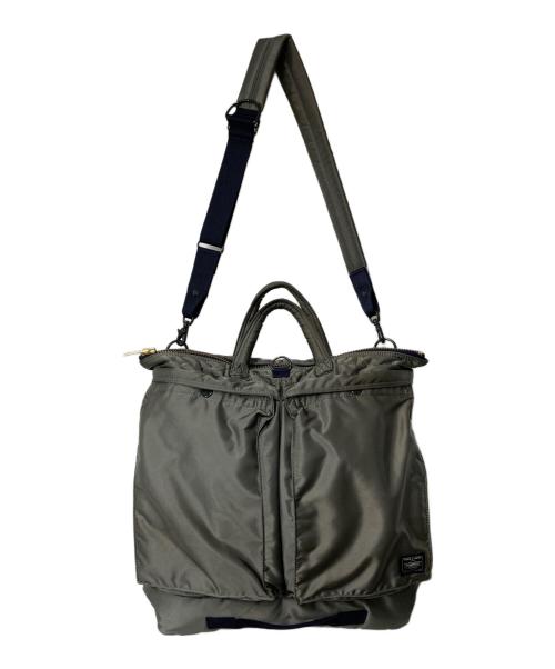 PORTER（ポーター）PORTER (ポーター) 2WAY HELMET BAG シルバーグレーの古着・服飾アイテム