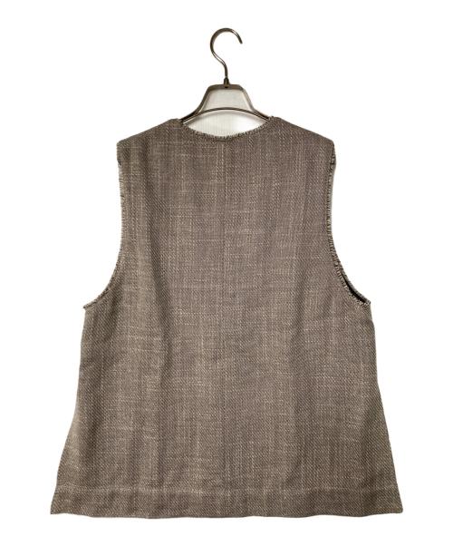 Spick and Span（スピック＆スパン）Spick and Span (スピックアンドスパン) リネンブレンドツイードベスト ベージュ サイズ:-の古着・服飾アイテム