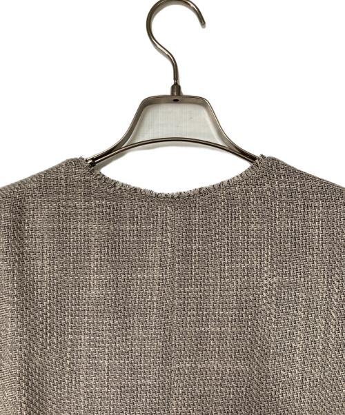 Spick and Span（スピック＆スパン）Spick and Span (スピックアンドスパン) リネンブレンドツイードベスト ベージュ サイズ:-の古着・服飾アイテム