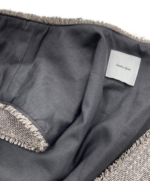 Spick and Span（スピック＆スパン）Spick and Span (スピックアンドスパン) リネンブレンドツイードベスト ベージュ サイズ:-の古着・服飾アイテム