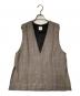 Spick and Span（スピックアンドスパン）の古着「リネンブレンドツイードベスト」｜ベージュ
