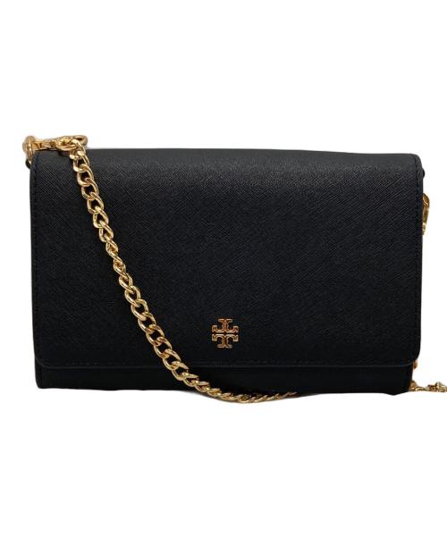 TORY BURCH（トリーバーチ）TORY BURCH (トリーバーチ) チェーンウォレット ショルダーバッグ ブラックの古着・服飾アイテム