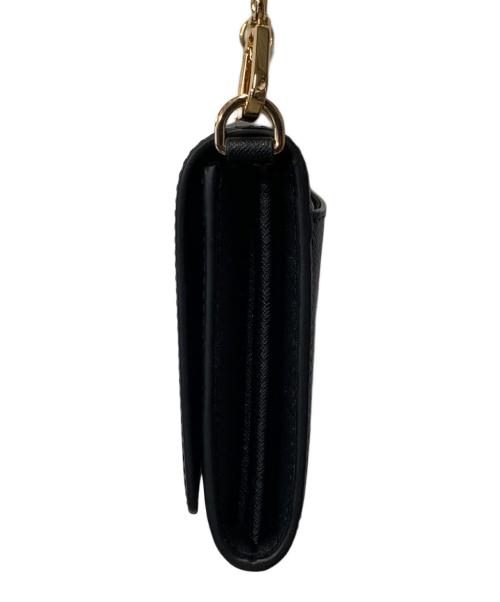 TORY BURCH（トリーバーチ）TORY BURCH (トリーバーチ) チェーンウォレット ショルダーバッグ ブラックの古着・服飾アイテム