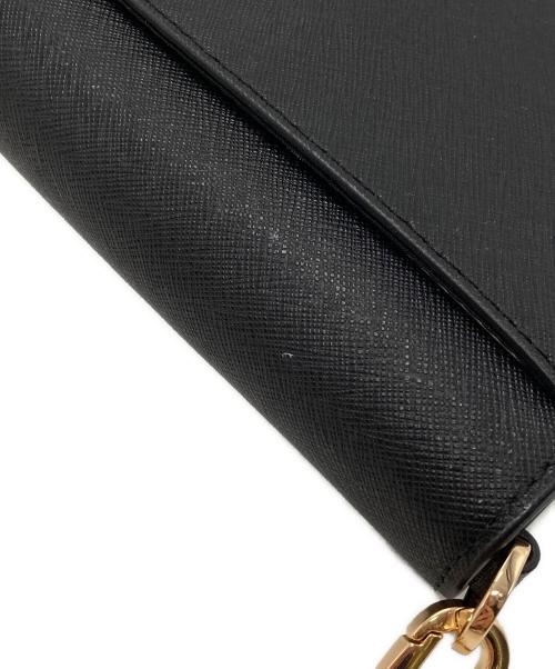 TORY BURCH（トリーバーチ）TORY BURCH (トリーバーチ) チェーンウォレット ショルダーバッグ ブラックの古着・服飾アイテム