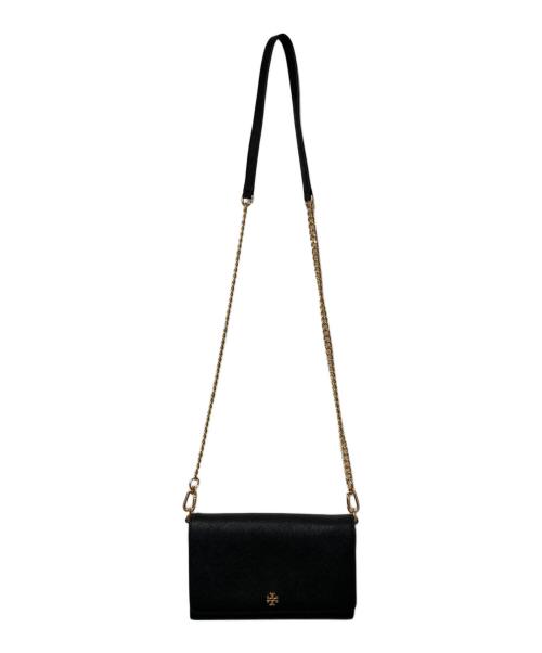 TORY BURCH（トリーバーチ）TORY BURCH (トリーバーチ) チェーンウォレット ショルダーバッグ ブラックの古着・服飾アイテム