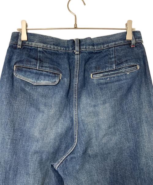 Graphpaper（グラフペーパー）Graphpaper (グラフペーパー) Selvage Denim Two Tuck Pants インディゴ サイズ:1の古着・服飾アイテム