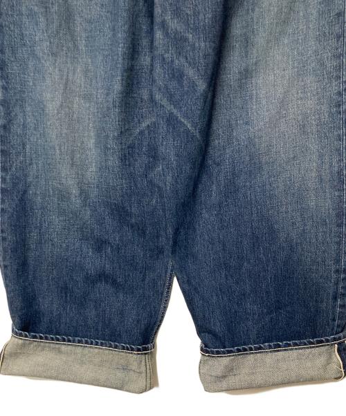 Graphpaper（グラフペーパー）Graphpaper (グラフペーパー) Selvage Denim Two Tuck Pants インディゴ サイズ:1の古着・服飾アイテム