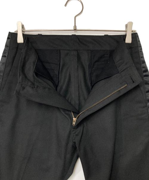 SEQUEL（シークエル）SEQUEL (シークエル) サイドラインワークパンツ ブラック サイズ:Ｓの古着・服飾アイテム
