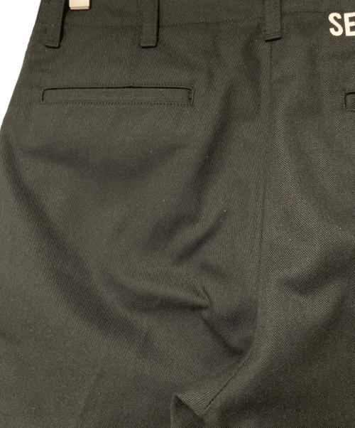 SEQUEL（シークエル）SEQUEL (シークエル) サイドラインワークパンツ ブラック サイズ:Ｓの古着・服飾アイテム