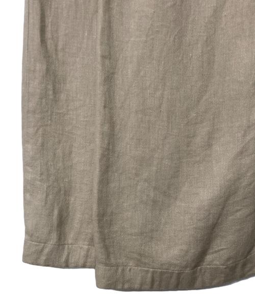 evam eva（エヴァムエヴァ）evam eva (エヴァムエヴァ) リネンラップスカート ベージュ サイズ:-の古着・服飾アイテム