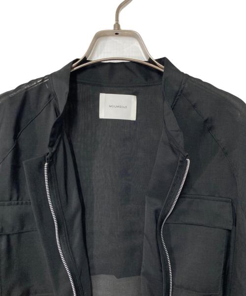 MIDIUMISOLID（ミディウミソリッド）MIDIUMISOLID (ミディウミソリッド) シアーブルゾン ブラック サイズ:-の古着・服飾アイテム