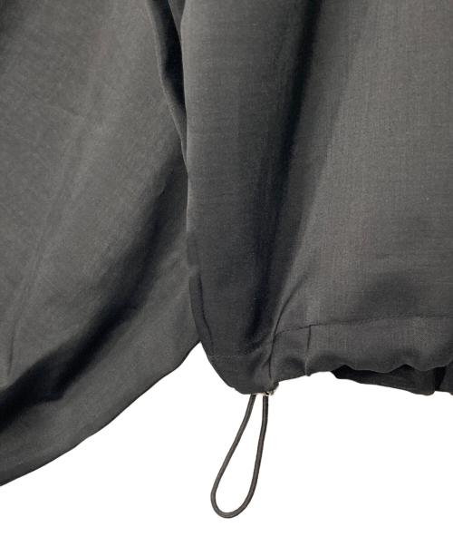 MIDIUMISOLID（ミディウミソリッド）MIDIUMISOLID (ミディウミソリッド) シアーブルゾン ブラック サイズ:-の古着・服飾アイテム