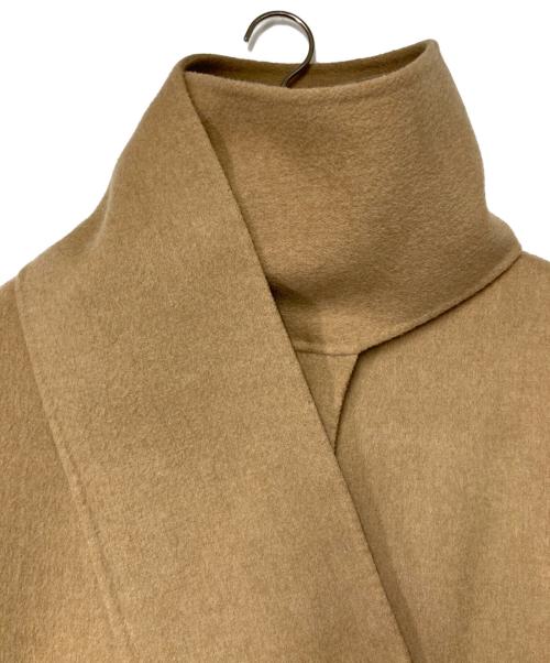 VSLE（ヴィスル）VSLE (ヴィスル) WOOL MUFFLER HANDMADE コート ブラウン サイズ:FREEの古着・服飾アイテム