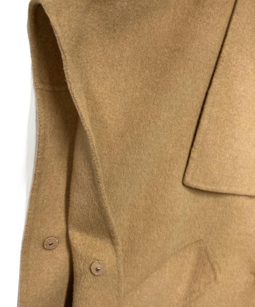 VSLE（ヴィスル）VSLE (ヴィスル) WOOL MUFFLER HANDMADE コート ブラウン サイズ:FREEの古着・服飾アイテム