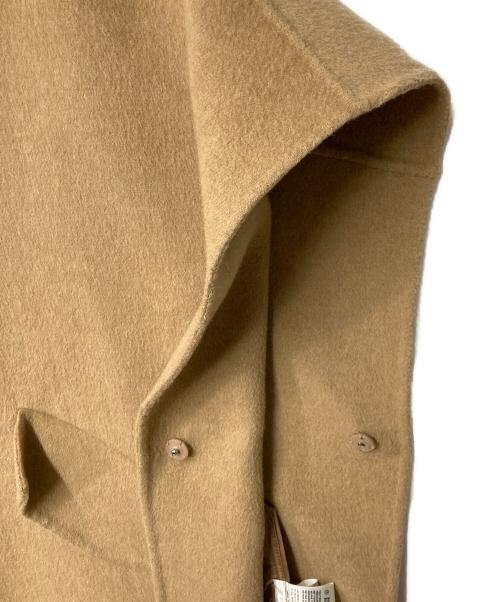 VSLE（ヴィスル）VSLE (ヴィスル) WOOL MUFFLER HANDMADE コート ブラウン サイズ:FREEの古着・服飾アイテム