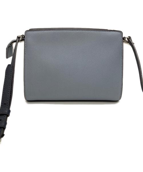 MICHAEL KORS（マイケル・コース）MICHAEL KORS (マイケル・コース) バイカラー ショルダーバッグ ブルー×ホワイトの古着・服飾アイテム