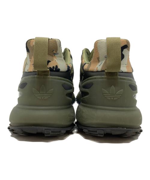adidas（アディダス）adidas (アディダス) ZX 2K BOOST 2.0 TRAIL オリーブ サイズ:US9.5の古着・服飾アイテム