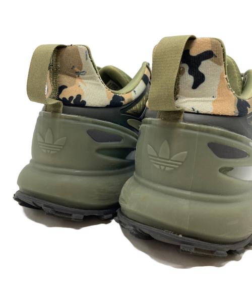 adidas（アディダス）adidas (アディダス) ZX 2K BOOST 2.0 TRAIL オリーブ サイズ:US9.5の古着・服飾アイテム