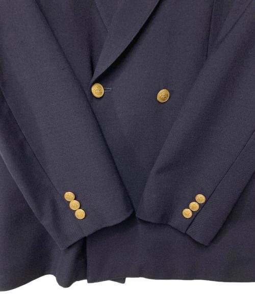 J.PRESS（ジェイプレス）J.PRESS (ジェイプレス) 金釦 ウールダブルブレザー ネイビー サイズ:165の古着・服飾アイテム