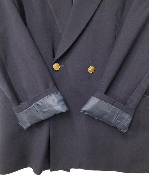 J.PRESS（ジェイプレス）J.PRESS (ジェイプレス) 金釦 ウールダブルブレザー ネイビー サイズ:165の古着・服飾アイテム