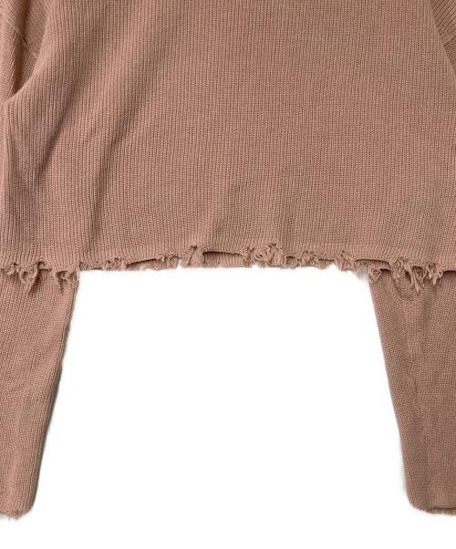 JOURNAL STANDARD（ジャーナルスタンダード）JOURNAL STANDARD (ジャーナルスタンダード) テープヤーンVプルオーバー ピンク サイズ:FREEの古着・服飾アイテム
