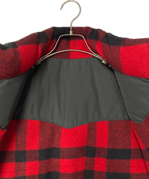 POLO RALPH LAUREN（ポロ・ラルフローレン）POLO RALPH LAUREN (ポロ・ラルフローレン) Leather York Reversible Down Vest ブラック×レッド サイズ:Mの古着・服飾アイテム