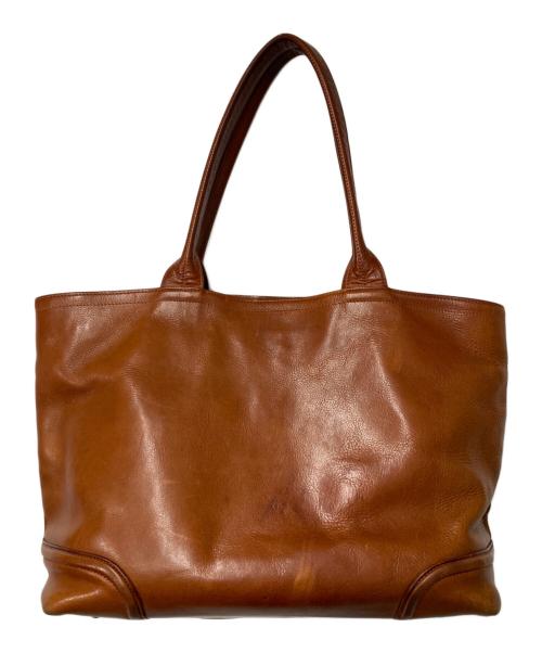 FIVEWOODS（ファイブウッズ）FIVEWOODS (ファイブウッズ) レザートートバッグ ブラウンの古着・服飾アイテム