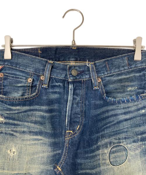 Denim & Supply Ralph Lauren（デニム＆サプライ ラルフローレン）Denim & Supply Ralph Lauren (デニム＆サプライ ラルフローレン) ダメージデニムパンツ インディゴ サイズ:W29の古着・服飾アイテム