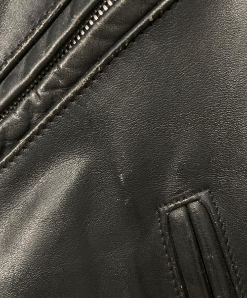 Schott（ショット）Schott (ショット) 618 ダブルライダースジャケット USA製 ブラック サイズ:34の古着・服飾アイテム