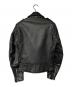 Schott (ショット) 618 ダブルライダースジャケット USA製 ブラック サイズ:34：16000円