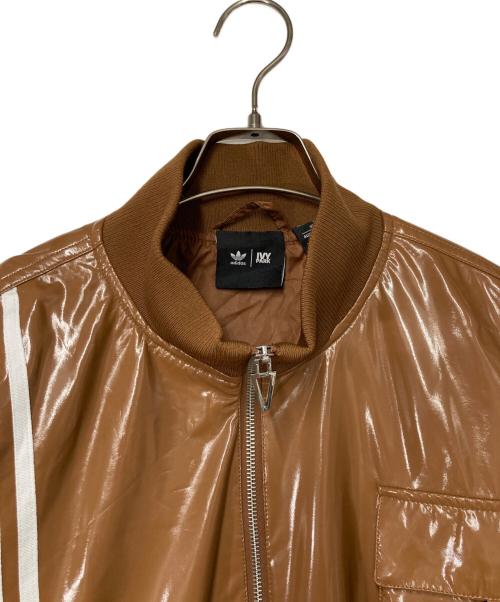 adidas（アディダス）adidas (アディダス) Ivy Park (アイヴィーパーク) LATEX TRACK JACKET ブラウン サイズ:J　Oの古着・服飾アイテム