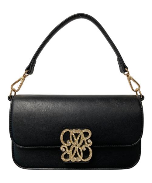 RANDA（ランダ）RANDA (ランダ) モノグラムビジューマルチWAYレクタングルバッグ ブラックの古着・服飾アイテム