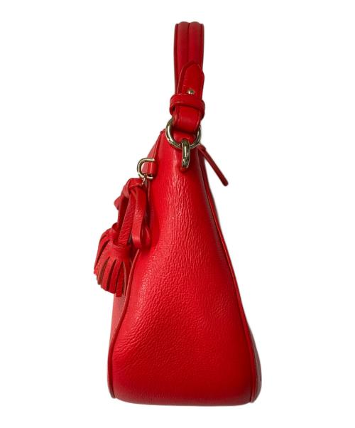 Kate Spade（ケイトスペード）Kate Spade (ケイトスペード) 2WAYショルダーバッグ レッドの古着・服飾アイテム