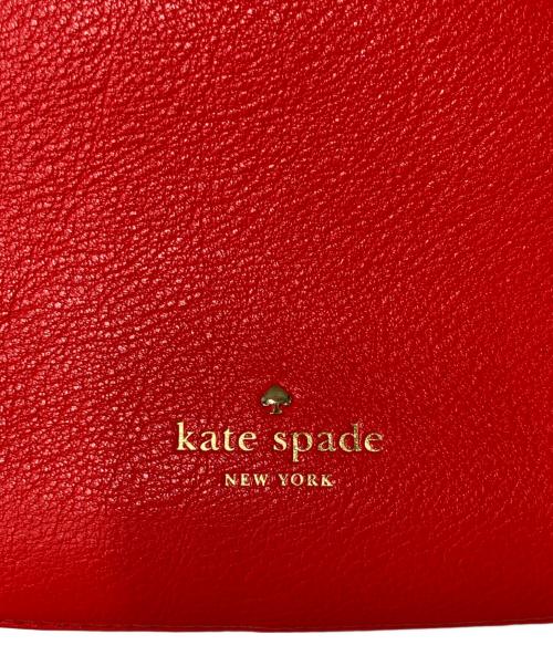 Kate Spade（ケイトスペード）Kate Spade (ケイトスペード) 2WAYショルダーバッグ レッドの古着・服飾アイテム