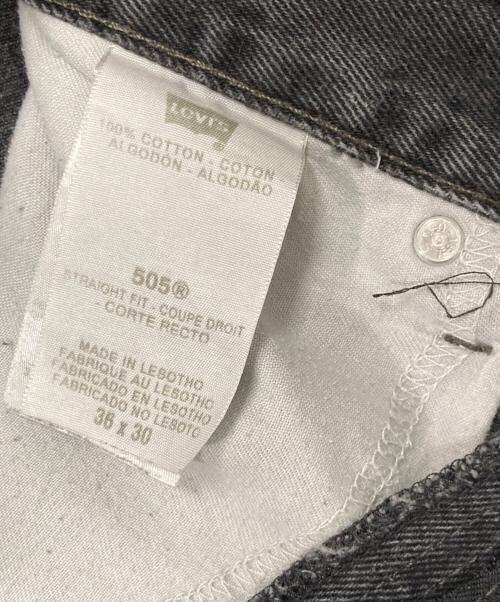 LEVI'S（リーバイス）LEVI'S (リーバイス) 505 デニムパンツ ブラック サイズ:36の古着・服飾アイテム