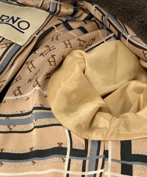 HERNO（ヘルノ）HERNO (ヘルノ) エコファーコート ブラウン サイズ:42の古着・服飾アイテム