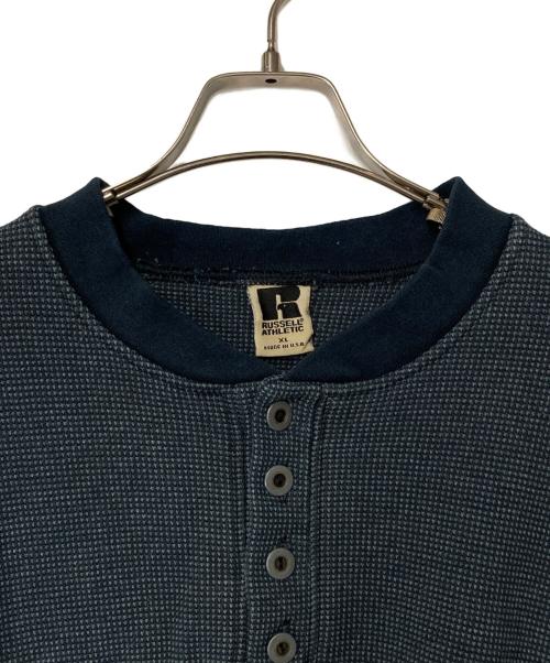 RUSSELL ATHLETIC（ラッセルアスレチック）RUSSELL ATHLETIC (ラッセルアスレチック) ヘンリーネックスウェット ネイビー サイズ:XLの古着・服飾アイテム
