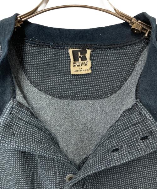 RUSSELL ATHLETIC（ラッセルアスレチック）RUSSELL ATHLETIC (ラッセルアスレチック) ヘンリーネックスウェット ネイビー サイズ:XLの古着・服飾アイテム