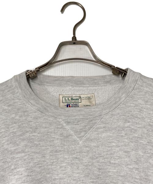 L.L.Bean（エルエルビーン）L.L.Bean (エルエルビーン) RUSSELL ATHLETIC (ラッセルアスレチック) ロゴ刺繍スウェット グレー サイズ:XLの古着・服飾アイテム