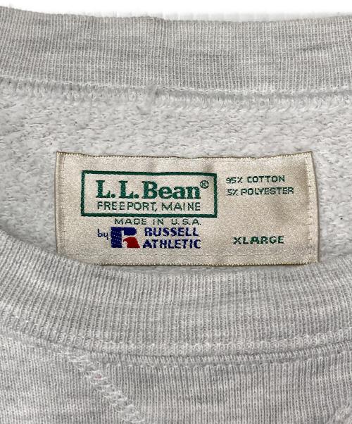 L.L.Bean（エルエルビーン）L.L.Bean (エルエルビーン) RUSSELL ATHLETIC (ラッセルアスレチック) ロゴ刺繍スウェット グレー サイズ:XLの古着・服飾アイテム