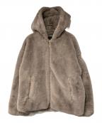 TATRASタトラス）の古着「JOSKO エコファーフーデットジャケット」｜ベージュ