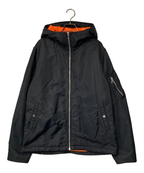 rag&bone（ラグアンドボーン）rag&bone (ラグアンドボーン) ナイロン中綿フーデッドジャケット ブラック サイズ:Ｓの古着・服飾アイテム