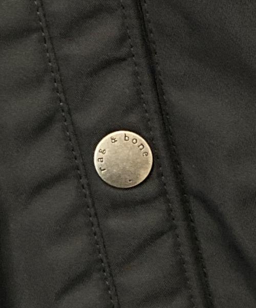rag&bone（ラグアンドボーン）rag&bone (ラグアンドボーン) ナイロン中綿フーデッドジャケット ブラック サイズ:Ｓの古着・服飾アイテム