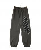 LQQK STUDIOルックスタジオ）の古着「WASHED FLEECE PANTS」｜グレー