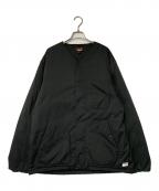 NANGAナンガ）の古着「TAKIBI RIPSTOP INNER DOWN CARDIGAN」｜ブラック