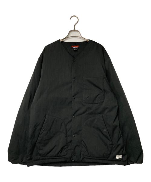 NANGA（ナンガ）NANGA (ナンガ) TAKIBI RIPSTOP INNER DOWN CARDIGAN ブラック サイズ:XLの古着・服飾アイテム