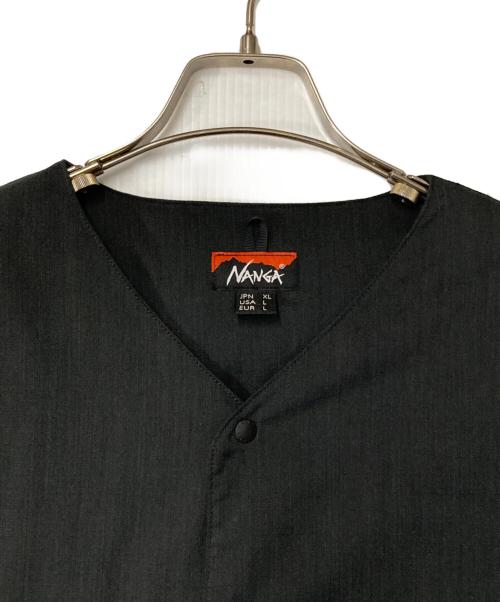 NANGA（ナンガ）NANGA (ナンガ) TAKIBI RIPSTOP INNER DOWN CARDIGAN ブラック サイズ:XLの古着・服飾アイテム