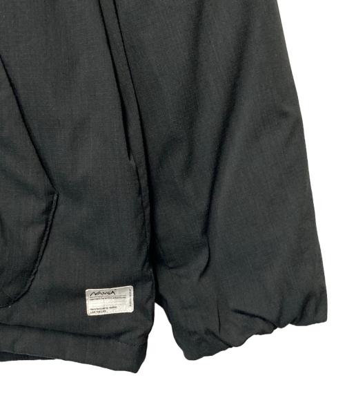 NANGA（ナンガ）NANGA (ナンガ) TAKIBI RIPSTOP INNER DOWN CARDIGAN ブラック サイズ:XLの古着・服飾アイテム