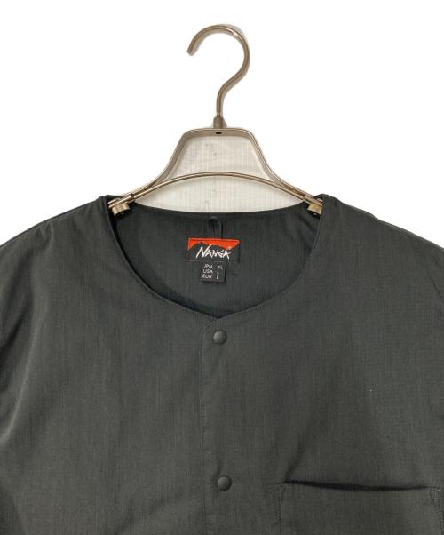 NANGA（ナンガ）NANGA (ナンガ) TAKIBI RIPSTOP INNER DOWN VEST グレー サイズ:XLの古着・服飾アイテム