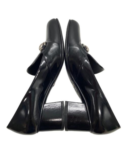 GUCCI（グッチ）GUCCI (グッチ) ホースビット ヒールパンプス ブラック サイズ:36の古着・服飾アイテム